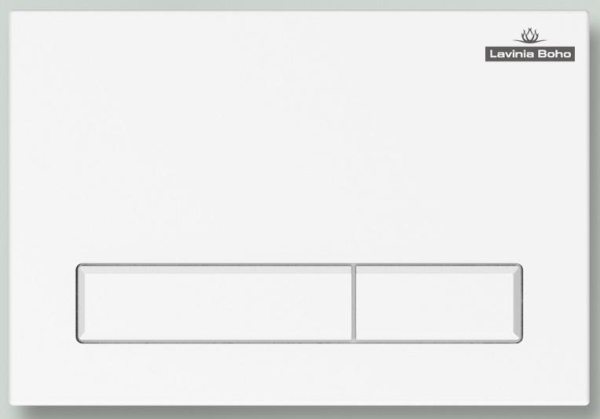 Стеклянная клавиша смыва Lavinia Boho RelFix 3805003W, белый с хромированной кромкой Стеклянная клавиша смыва Lavinia Boho RelFix 3805003W, белый с хромированной кромкой