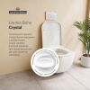 Комплект 2 в 1 Lavinia Boho One Compacto 21020003, чаша подвесного унитаза 2 штуки, быстросъемное сиденье микролифт из прочного дюропласта с хромированными металлическими петлями 2 штуки
