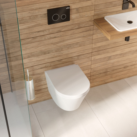 Подвесной унитаз с сиденьем микролифт Lavinia Boho Biore Rimless 3304003R