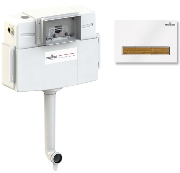 Комплект 2 в 1 Lavinia Boho Relfix 77030042, бачок скрытого монтажа, клавиша смыва