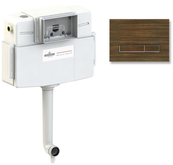 Комплект 2 в 1 Lavinia Boho Relfix 77030037, бачок скрытого монтажа, клавиша смыва