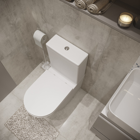 Унитаз-компакт с бачком и сиденьем микролифт Lavinia Boho Biore Rimless 3304001R