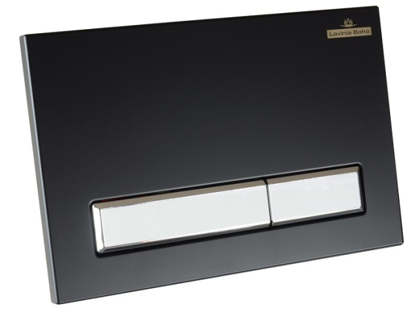 Комплект 5 в 1 Lavinia Boho One 87551021, приставной унитаз, сиденье микролифт, бачок скрытого монтажа, крепление, клавиша смыва, диспенсер