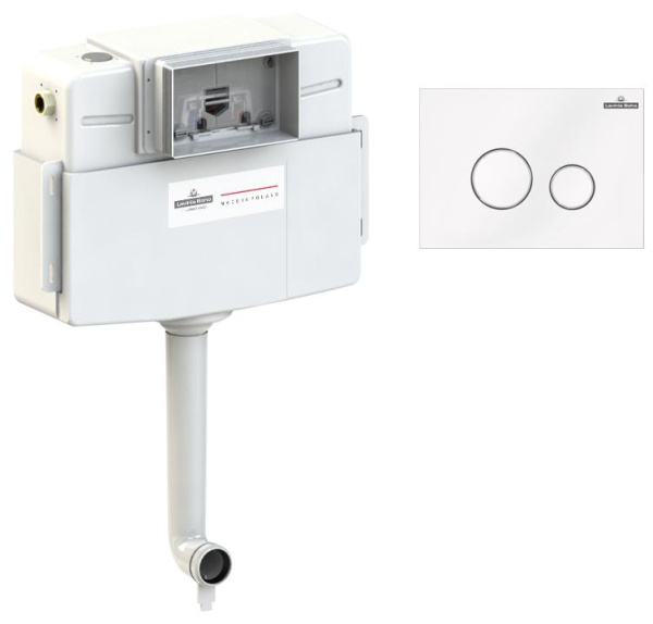 Комплект 2 в 1 Lavinia Boho Relfix 77030035, бачок скрытого монтажа, клавиша смыва