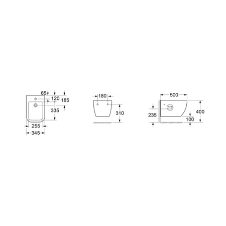 Подвесное биде Lavinia Boho One 33020070