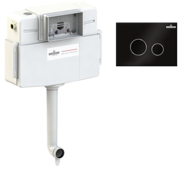 Комплект 2 в 1 Lavinia Boho Relfix 77030036, бачок скрытого монтажа, клавиша смыва