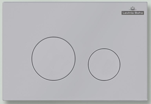 Пластиковая клавиша смыва Lavinia Boho RelFix 380502MC, матовый хром Пластиковая клавиша смыва Lavinia Boho RelFix 380502MC, матовый хром