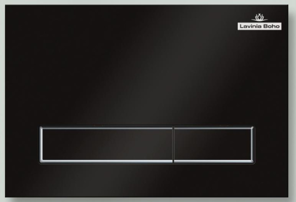 Пластиковая клавиша смыва Lavinia Boho RelFix 380501MB, матовый черный Пластиковая клавиша смыва Lavinia Boho RelFix 380501MB, матовый черный