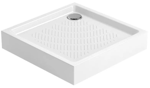 Акриловый душевой поддон Lavinia Boho Rock 37074900, квадратный, 90 х 90 см