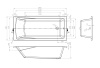 Акриловая ванна Lavinia Boho One 37010080, усиленный армированный корпус ванны, 180x80 см