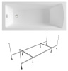 Комплект 2 в 1 Lavinia Boho One S1-37010080, акриловая ванна 180x80 см, металлический каркас с монтажным набором