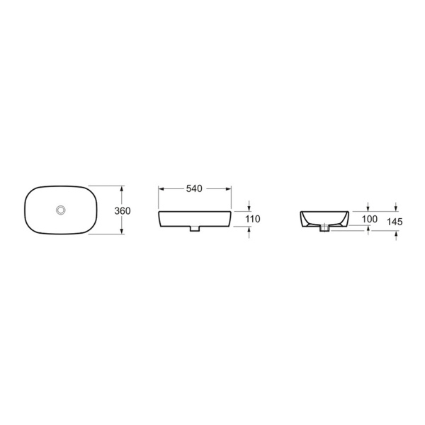 Раковина накладная Lavinia Boho Bathroom Sink 33311002 54 см