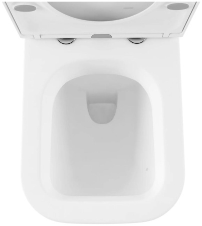 Комплект 6 в 1 Lavinia Boho One Rimless 77040084, премиум со стеклянной черной клавишей, инсталляцией и унитазом