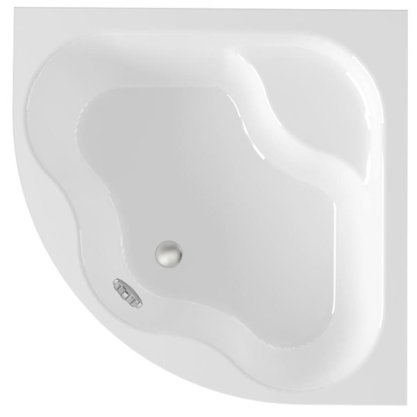 Акриловая ванна Lavinia Boho Aveo 37040140, усиленный армированный корпус ванны, 140x140 см