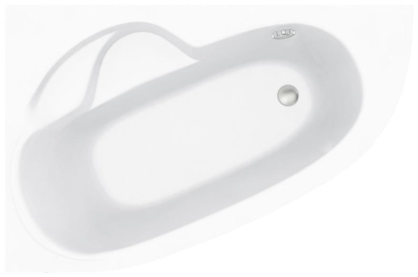 Акриловая ванна Lavinia Boho Bell Pro 3702170L, усиленный армированный корпус ванны, 170x110 см (левый разворот)