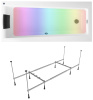 Комплект 4 в 1 Lavinia Boho Rock S3-3707006P, акриловая ванна 160x75 см, усиленный металлический каркас с монтажным набором, мягкий силиконовый подголовник, хромотерапия