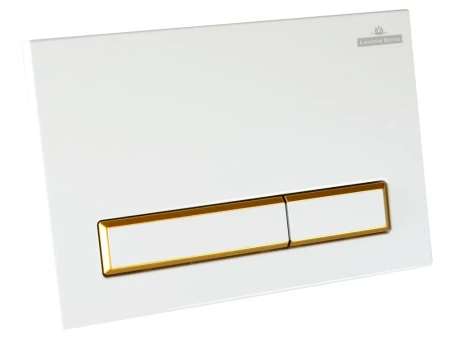 Комплект 6 в 1 Lavinia Boho Biore Rimless 75110181, премиум с пластиковой бело-золотистой клавишей, инсталляцией и унитазом