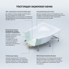 Комплект 3 в 1 Lavinia Boho Bell Pro S2-3702140R, акриловая ванна 140x95 см (правый разворот), усиленный металлический каркас, лицевой экран Комплект 3 в 1 Lavinia Boho Bell Pro S2-3702140R, акриловая ванна 140x95 см (правый разворот), усиленный металлический каркас, лицевой экран
