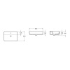 Раковина накладная для ванной комнаты Lavinia Boho Bathroom Sink Slim 33311008 60 см