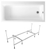 Комплект 2 в 1 Lavinia Boho Catani S1-3712160R, акриловая ванна 160x80 см (правый разворот), усиленный металлический каркас с монтажным набором