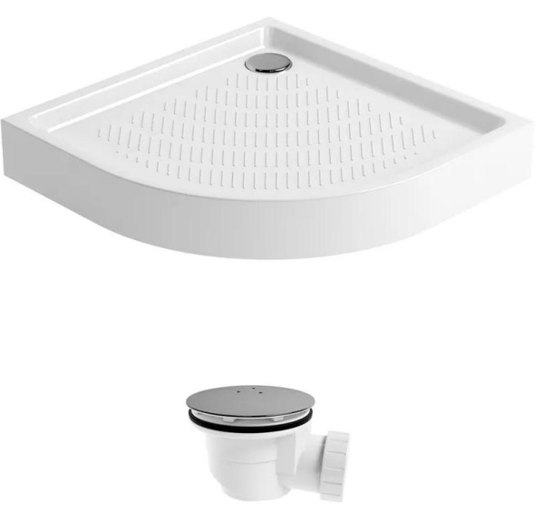 Комплект полукруглого душевого поддона с сифоном Lavinia Boho Rock 3707180S