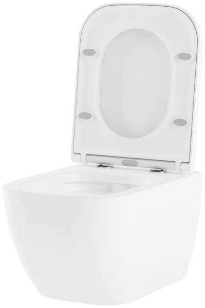 Комплект 6 в 1 Lavinia Boho One Compacto 77050154, премиум со стеклянной черной клавишей, удлиненным крепежом, инсталляцией и унитазом