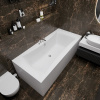Комплект 2 в 1 Lavinia Boho Evan S1-37110190, акриловая ванна 190x90 см, усиленный металлический каркас с монтажным набором Комплект 2 в 1 Lavinia Boho Evan S1-37110190, акриловая ванна 190x90 см, усиленный металлический каркас с монтажным набором