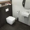 Комплект 5 в 1 Lavinia Boho One 87551033, приставной унитаз, сиденье микролифт, бачок скрытого монтажа, крепление, клавиша смыва, диспенсер
