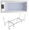 Комплект 3 в 1 Lavinia Boho One S1-3701006P, акриловая ванна 160x70 см, металлический каркас с монтажным набором, мягкий силиконовый подголовник Комплект 3 в 1 Lavinia Boho One S1-3701006P, акриловая ванна 160x70 см, металлический каркас с монтажным набором, мягкий силиконовый подголовник