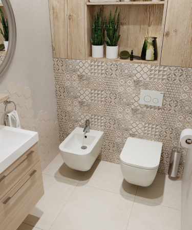 Подвесной унитаз с сиденьем микролифт Lavinia Boho One 33020020