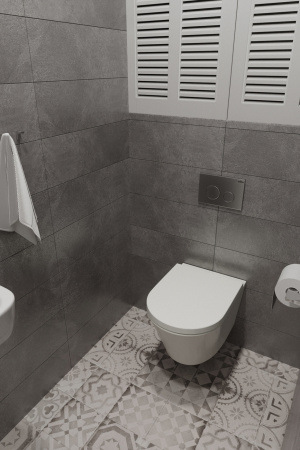 Комплект 4 в 1 инсталляции для подвесного унитаза Lavinia Boho Relfix 77020018 (с серебристой пластиковой клавишей смыва, звукоизоляцией и крепежом)