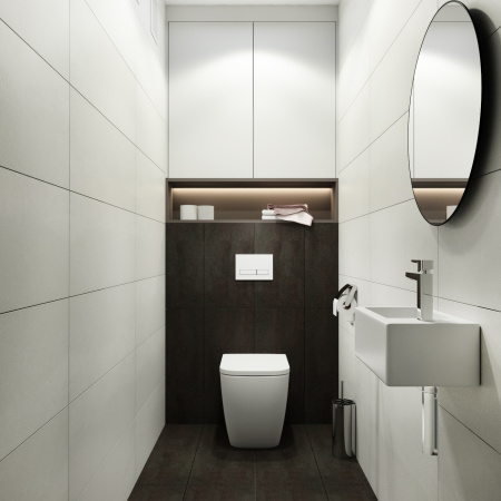 Комплект 4 в 1 Lavinia Boho One 77060218, приставной унитаз, сиденье микролифт, бачок скрытого монтажа, крепление, клавиша смыва