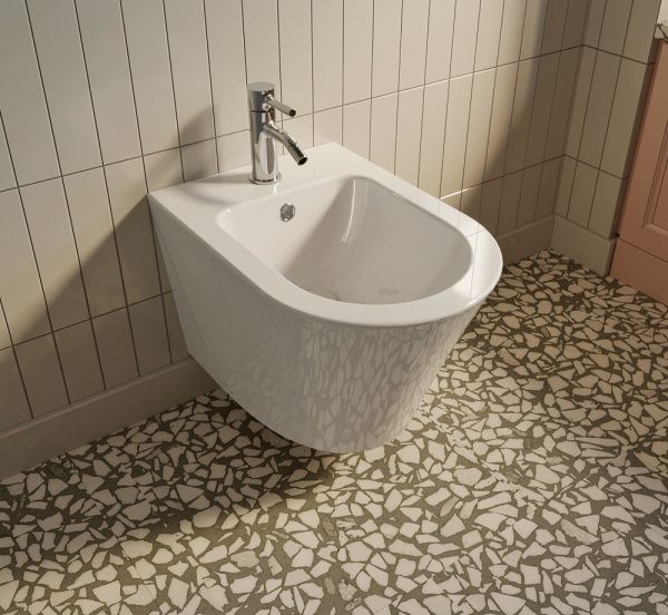 Комплект 2 в 1 Lavinia Boho Biore Compacto Rimless 21031005, подвесной безободковый унитаз, быстросъемное сиденье микролифт из прочного дюропласта, подвесное биде