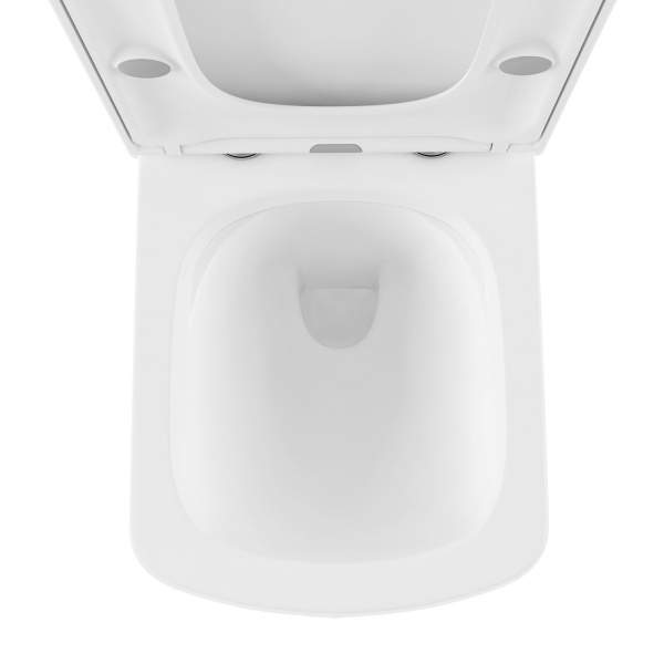 Комплект 2 в 1 Lavinia Boho Aveo Rimless 21020008, чаша подвесного унитаза 2 штуки, быстросъемное сиденье микролифт из прочного дюропласта с хромированными металлическими петлями 2 штуки