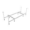 Комплект 3 в 1 Lavinia Boho Easter Pro S2-37060050, акриловая ванна 150x70 см, усиленный металлический каркас с монтажным набором, лицевой экран
