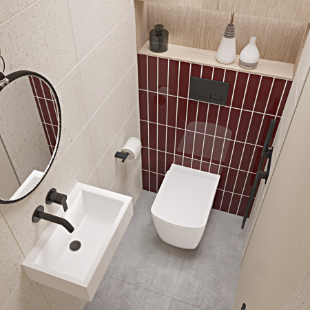 Приставной унитаз с сиденьем микролифт Lavinia Boho Aveo Rimless 3306003R