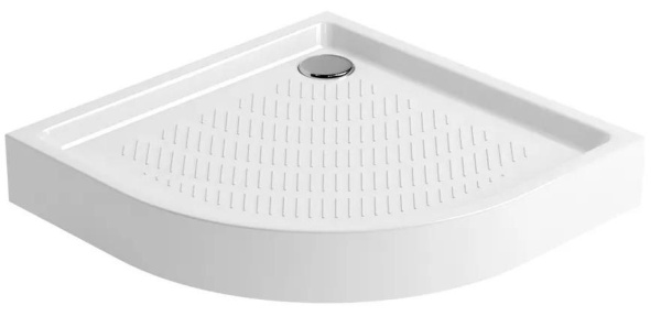 Акриловый душевой поддон Lavinia Boho Rock 37071800, полукруглый, 80 х 80 см