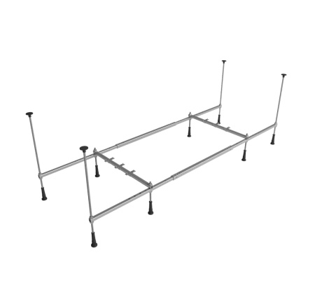 Комплект 3 в 1 Lavinia Boho One S2-37010060, акриловая ванна 160x70 см, металлический каркас с монтажным набором, лицевой экран Комплект 3 в 1 Lavinia Boho One S2-37010060, акриловая ванна 160x70 см, металлический каркас с монтажным набором, лицевой экран