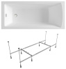 Комплект 2 в 1 Lavinia Boho One S1-37010075, акриловая ванна 170x75 см, металлический каркас с монтажным набором
