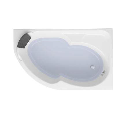 Комплект 4 в 1 Lavinia Boho Grance Hill S2-370317PR, акриловая ванна 170x105 см (правый разворот), усиленный металлический каркас, подголовник, лицевой экран