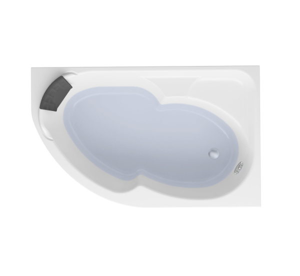 Комплект 4 в 1 Lavinia Boho Grance Hill S2-370317PR, акриловая ванна 170x105 см (правый разворот), усиленный металлический каркас, подголовник, лицевой экран