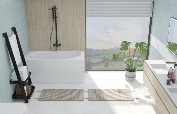 Комплект 3 в 1 Lavinia Boho Easter Pro S2-37060060, акриловая ванна 160x70 см, усиленный металлический каркас с монтажным набором, лицевой экран Комплект 3 в 1 Lavinia Boho Easter Pro S2-37060060, акриловая ванна 160x70 см, усиленный металлический каркас с монтажным набором, лицевой экран