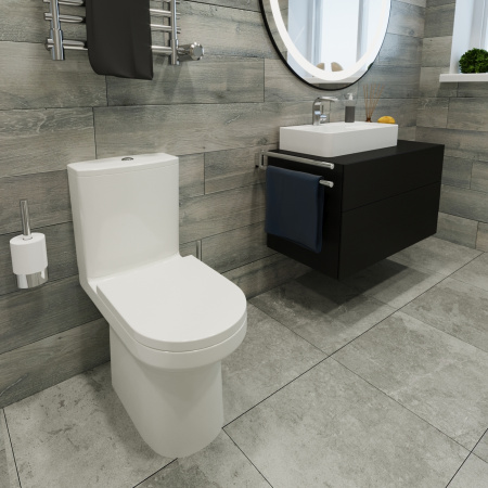 Унитаз-компакт с бачком и сиденьем микролифт Lavinia Boho Grance Hill Rimless 3307002R