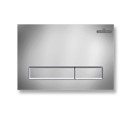 Комплект 6 в 1 Lavinia Boho Grance Hill Rimless 87561002, премиум с пластиковой серебристой клавишей, инсталляцией и унитазом