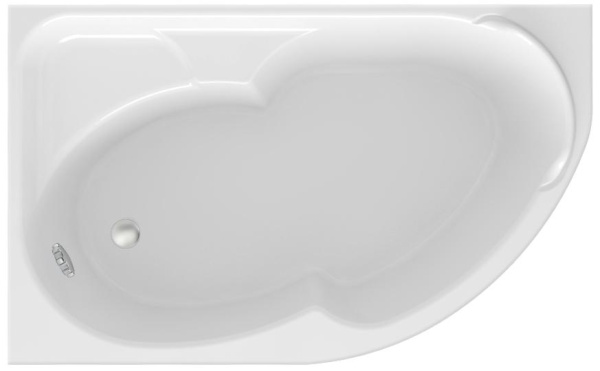 Акриловая ванна Lavinia Boho Grance Hill 3703170L, усиленный армированный корпус ванны, 170x105 см (левый разворот)