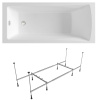 Комплект 2 в 1 Lavinia Boho One S1-37010040, акриловая ванна 140x70 см, металлический каркас с монтажным набором