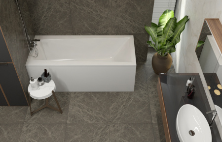 Комплект 2 в 1 Lavinia Boho Rock S1-37070050, акриловая ванна 150x75 см, усиленный металлический каркас с монтажным набором Комплект 2 в 1 Lavinia Boho Rock S1-37070050, акриловая ванна 150x75 см, усиленный металлический каркас с монтажным набором