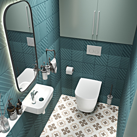 Комплект 4 в 1 инсталляции для подвесного унитаза Lavinia Boho Relfix 77010007 (с серой пластиковой клавишей смыва, звукоизоляцией и крепежом)