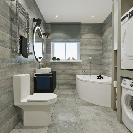 Унитаз-компакт с бачком и сиденьем микролифт Lavinia Boho Grance Hill Rimless 3307002R