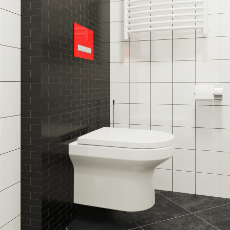 Подвесной унитаз с сиденьем микролифт Lavinia Boho Grance Hill Rimless 3307001R